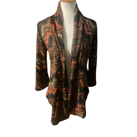 Alberto Makali Multi Color Open Cardigan Sweater XS-EUC - Picture 5 of 9